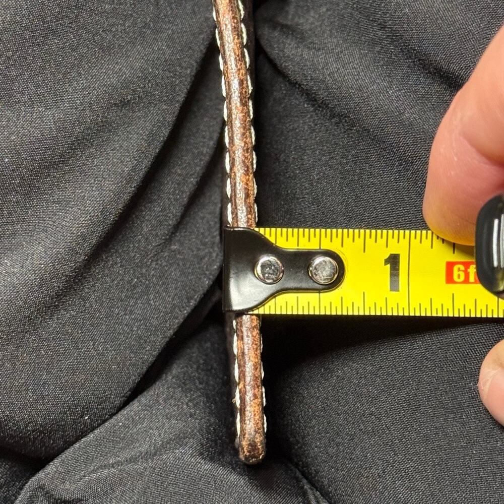 Handcrafted Leather Arrow Pocket Quiver Turquoise Inlay Traditional - Picture 10 of 13